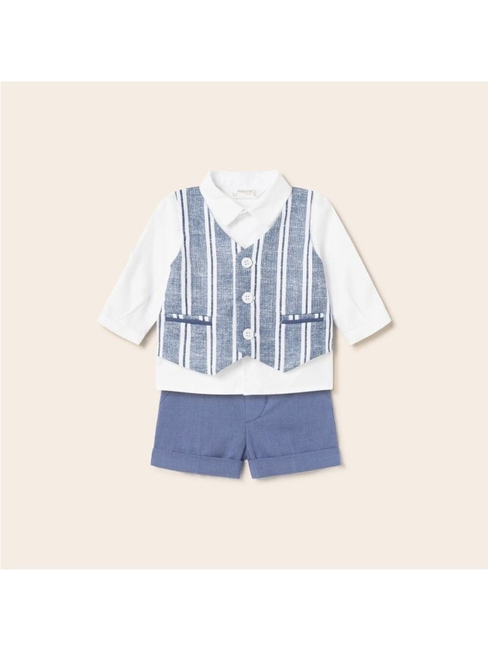 Size 18 months Mayoral Navy and White Kids Ensemble